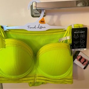 NWT French Affair multi way push-up bra set!